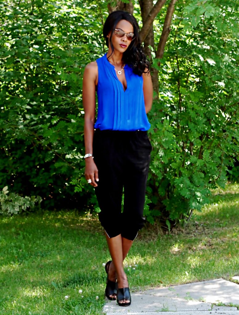 Click here to enlarge. Coach wallet, coach sandals, coach heels, sleeveless tank top, splendid jogger pants, style my dreams blog, Winnipeg fashion blogger, athleisure trend