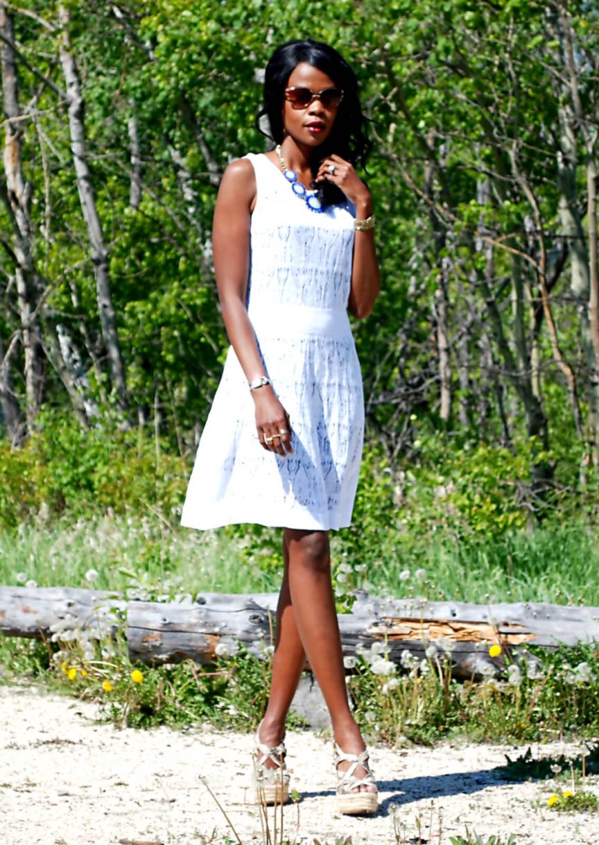 Summer Dress + Wedge Sandals - Style My Dreams